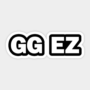 GG EZ gaming Sticker